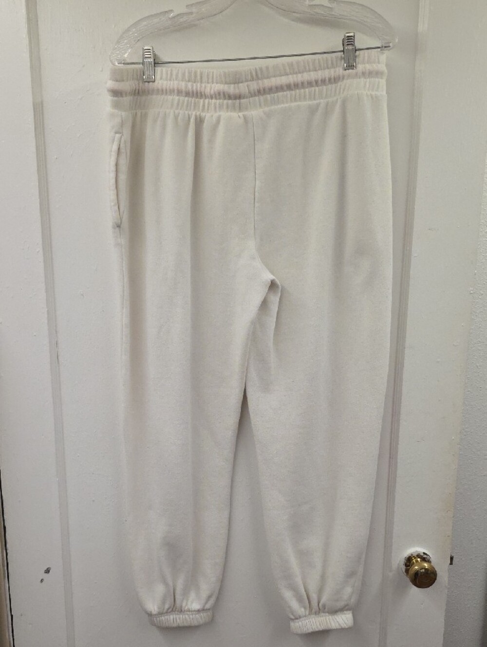 Strawberry Shortcake Graphic Jogger Sweatpants White Pink Size Large - Picture 2 of 11